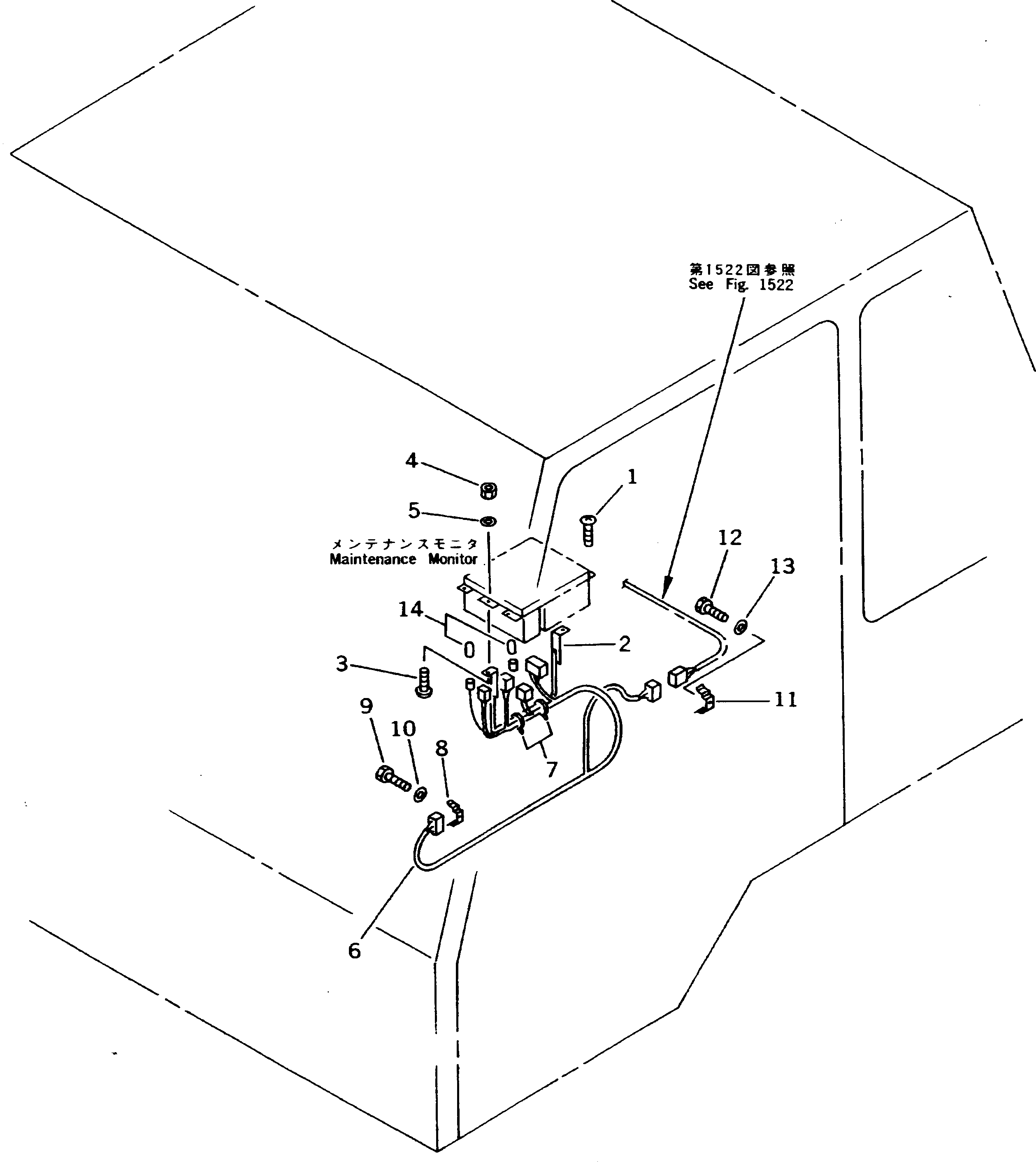 Dump Trucks Komatsu / HD325-6 S/N 5001-UP(hd325-6c) / ELECTRICAL SYSTEM (FOR OIL FILTER CAUTION PANEL) (1/2)(#5001-5679)(030740 : 1525)
