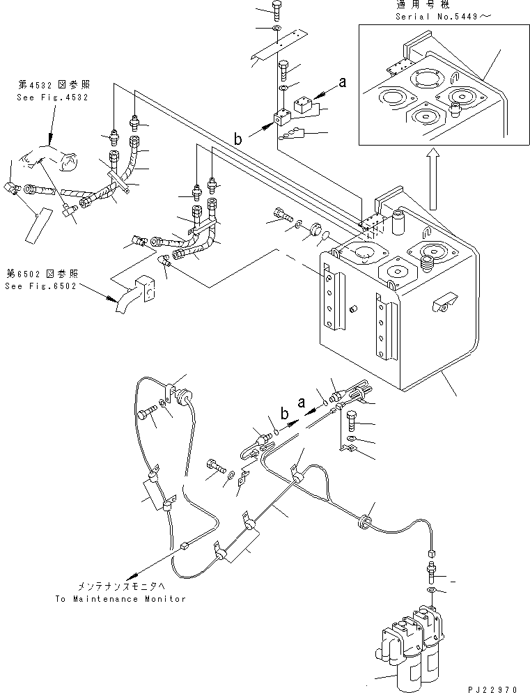 Dump Trucks Komatsu / HD325-6 S/N 5001-UP(hd325-6c) / ELECTRICAL SYSTEM (FOR OIL FILTER CAUTION PANEL) (2/2)(#5001-5484)(030760 : 1526)
