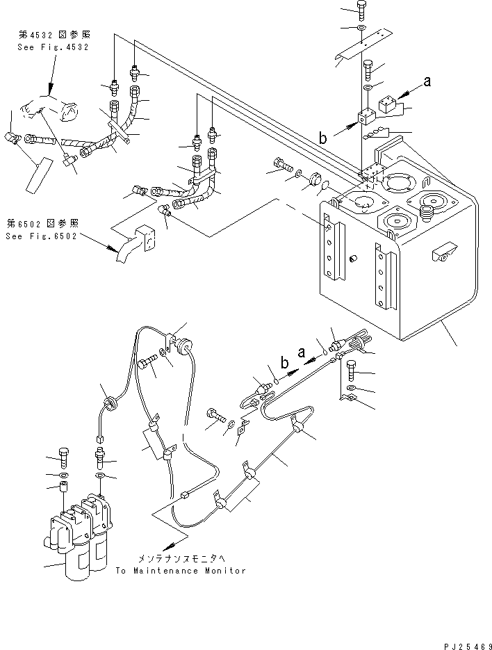 Dump Trucks Komatsu / HD325-6 S/N 5001-UP(hd325-6c) / ELECTRICAL SYSTEM (FOR OIL FILTER CAUTION PANEL) (2/2)(#5485-5679)(030770 : 1526A)