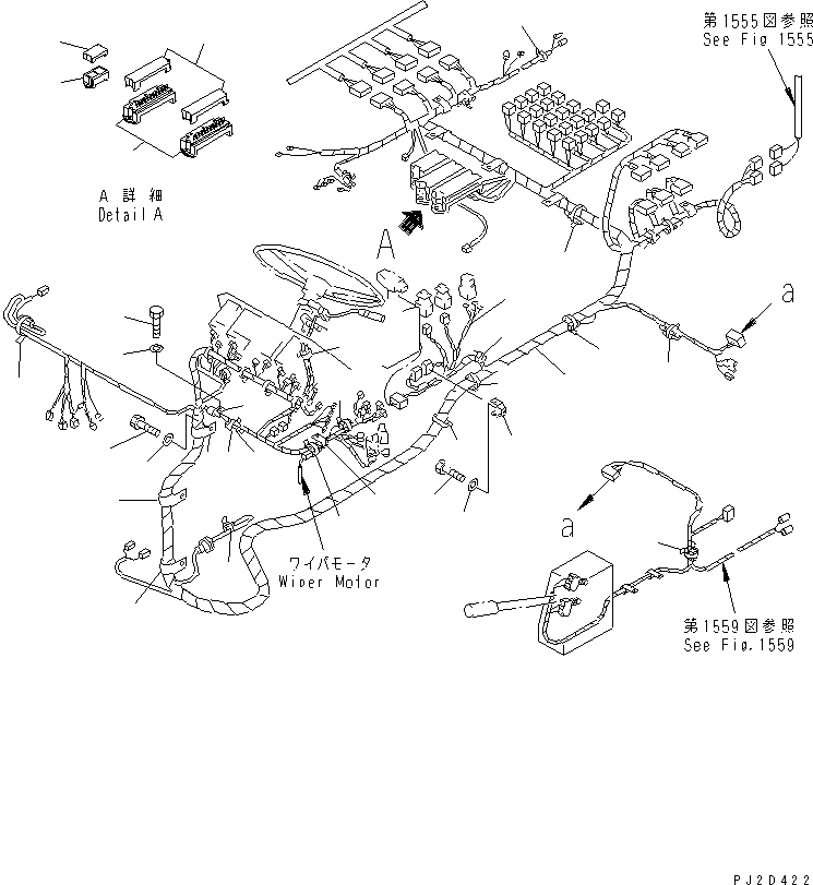 Dump Trucks Komatsu / HD325-6 S/N 5001-UP(hd325-6c) / ELECTRICAL SYSTEM (PANEL WIRING) (1/2)(#5680-5999)(030920 : 1554)