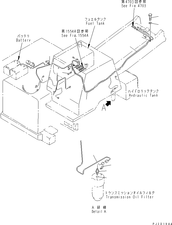 Dump Trucks Komatsu / HD325-6 S/N 5001-UP(hd325-6c) / ELECTRICAL SYSTEM (OUTSIDE CAB) (7/11)(#6001-6613)(031170 : 1587A)