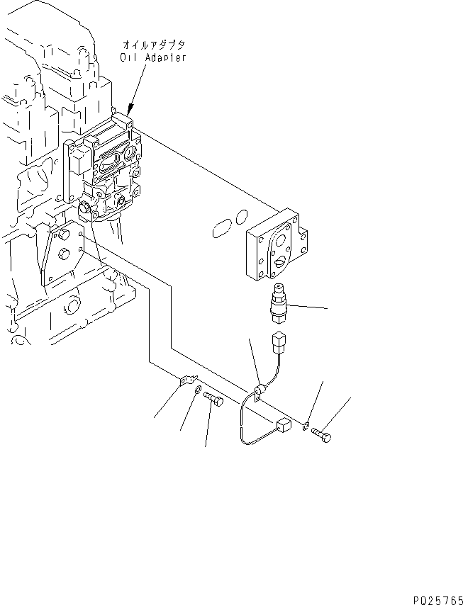 Dump Trucks Komatsu / HD325-6 S/N 5001-UP(hd325-6c) / ELECTRICAL SYSTEM (ENGINE OIL PRESSURE SENSOR)(#5680-)(031270 : 1597)