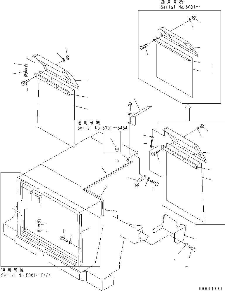 Dump Trucks Komatsu / HD325-6 S/N 5001-UP(hd325-6c) / GUARD (5/5)(150110 : 5005)