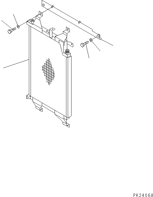 Dump Trucks Komatsu / HD325-6 S/N 5001-UP(hd325-6c) / AIR CONDITIONER (3/7) (CONDENSER)(#5485-5679)(150790 : 5503A)
