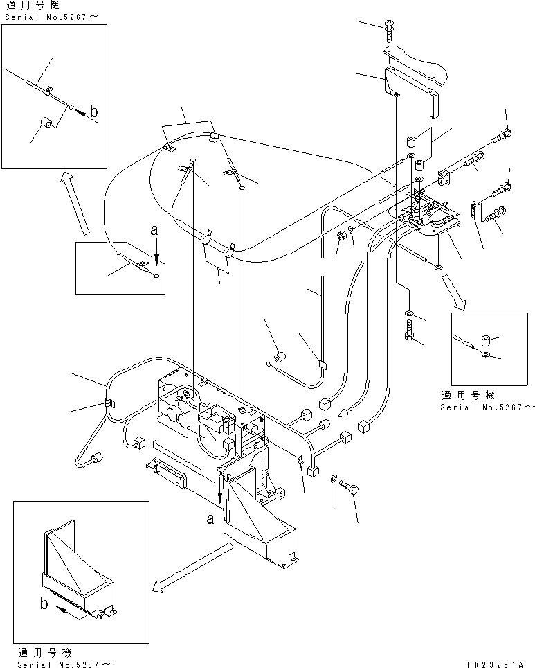 Dump Trucks Komatsu / HD325-6 S/N 5001-UP(hd325-6c) / AIR CONDITIONER (7/7) (ELECTRICAL SYSTEM)(#5001-5679)(150840 : 5507)