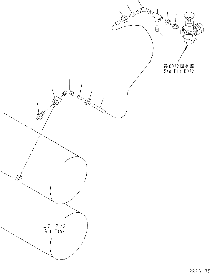 Dump Trucks Komatsu / HD325-6 S/N 5001-UP(hd325-6c) / HYDRAULIC TANK PRESSURIZED SYSTEM (3/6) (HIGH ALTITUDE SPEC.)(#5485-5999)(180090 : 6021)