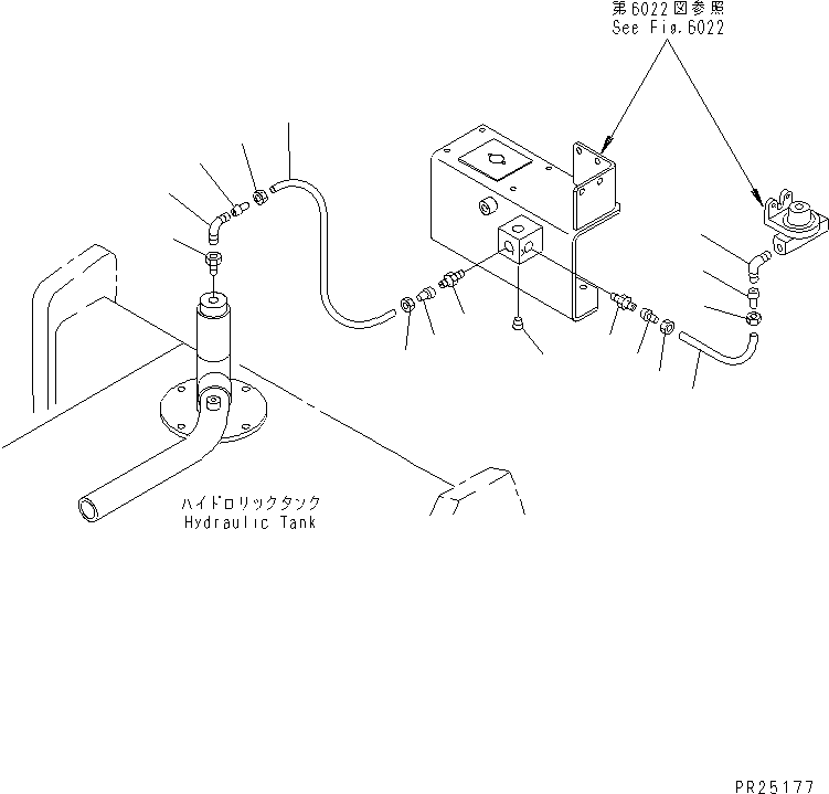 Dump Trucks Komatsu / HD325-6 S/N 5001-UP(hd325-6c) / HYDRAULIC TANK PRESSURIZED SYSTEM (5/6) (HIGH ALTITUDE SPEC.)(#5485-5999)(180110 : 6023)