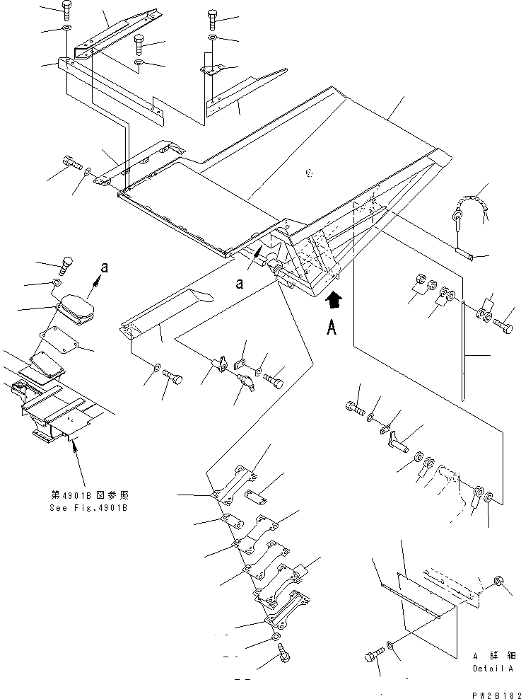 Dump Trucks Komatsu / HD325-6 S/N 5001-UP(hd325-6c) / DUMP BODY(#6001-6608)(210020 : 7001A)