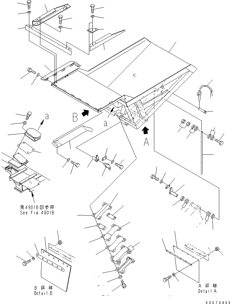 Dump Trucks Komatsu / HD325-6 S/N 5001-UP(hd325-6c) / DUMP BODY(#6609-)(210030 : 7001B)
