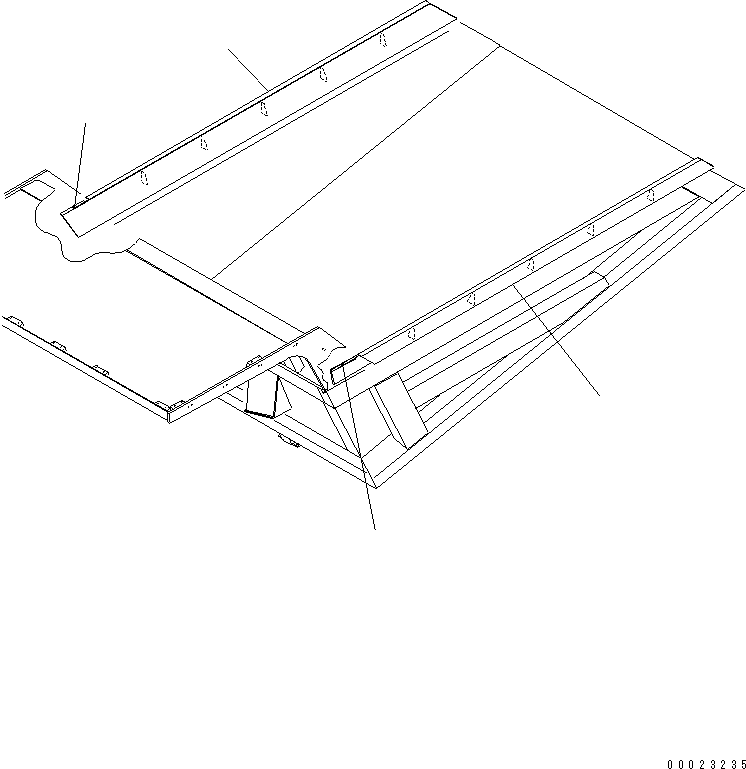 Dump Trucks Komatsu / HD325-6 S/N 5001-UP(hd325-6c) / BODY EXTENSION (200MM)(210090 : 7021)