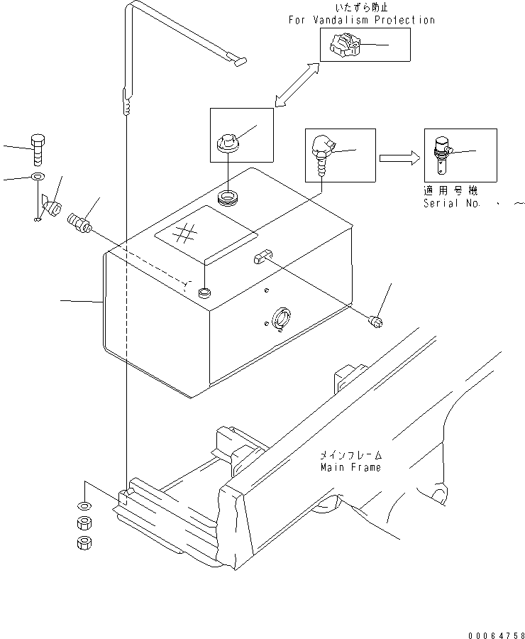Dump Trucks Komatsu / HD405-6 S/N 1001-UP(hd405-6c) / FUEL QUICK CHARGE SYSTEM(030270 : 1311)