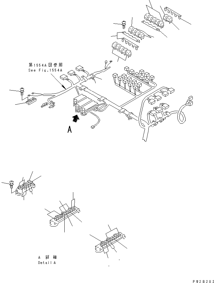 Dump Trucks Komatsu / HD405-6 S/N 1001-UP(hd405-6c) / ELECTRICAL SYSTEM (FUSE BOX AND RELAY)(#2001-)(030700 : 1556A)
