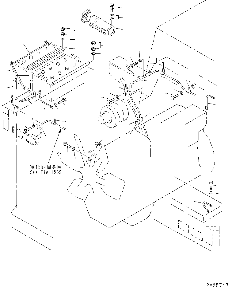 Dump Trucks Komatsu / HD405-6 S/N 1001-UP(hd405-6c) / ELECTRICAL SYSTEM (OUTSIDE CAB) (1/11)(#1055-1999)(030780 : 1581)