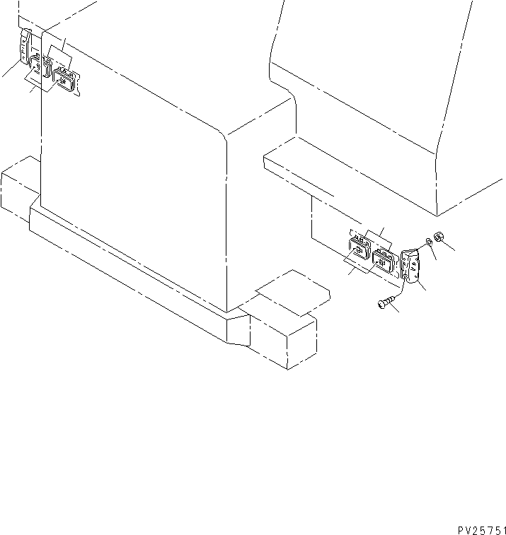 Dump Trucks Komatsu / HD405-6 S/N 1001-UP(hd405-6c) / ELECTRICAL SYSTEM (OUTSIDE CAB) (5/11)(#1055-)(030860 : 1585)