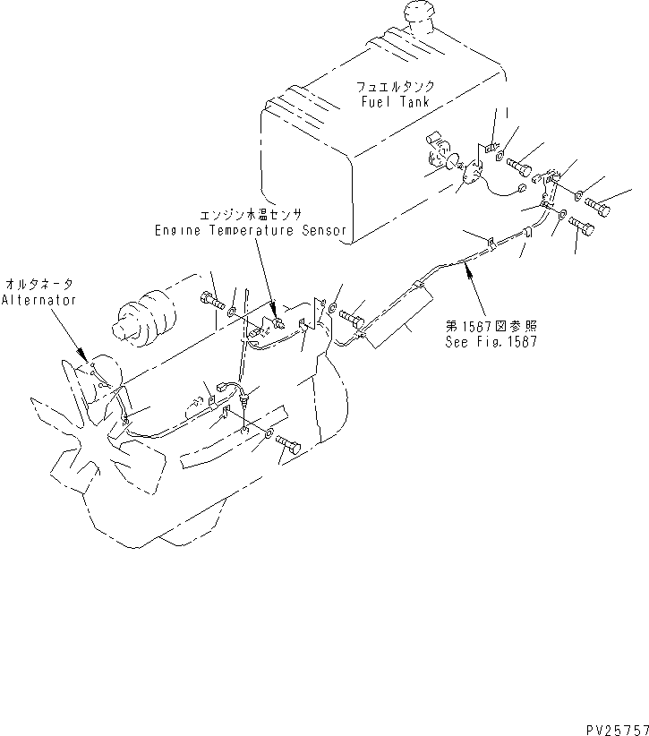 Dump Trucks Komatsu / HD405-6 S/N 1001-UP(hd405-6c) / ELECTRICAL SYSTEM (OUTSIDE CAB) (11/11)(#1055-1999)(030970 : 1591)