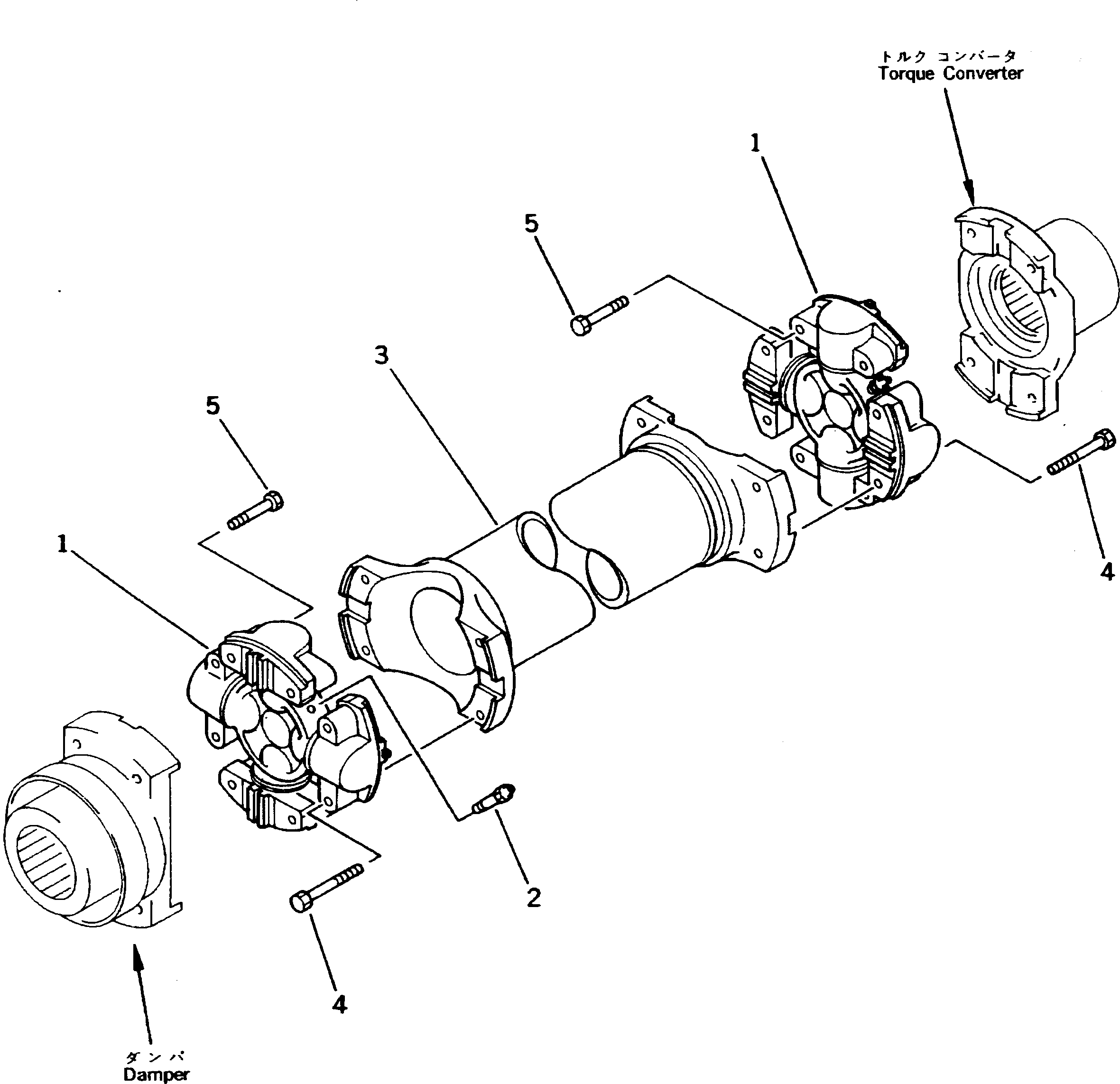 Dump Trucks Komatsu / HD405-6 S/N 1001-UP(hd405-6c) / UNIVERSAL JOINT(060020 : 2101)