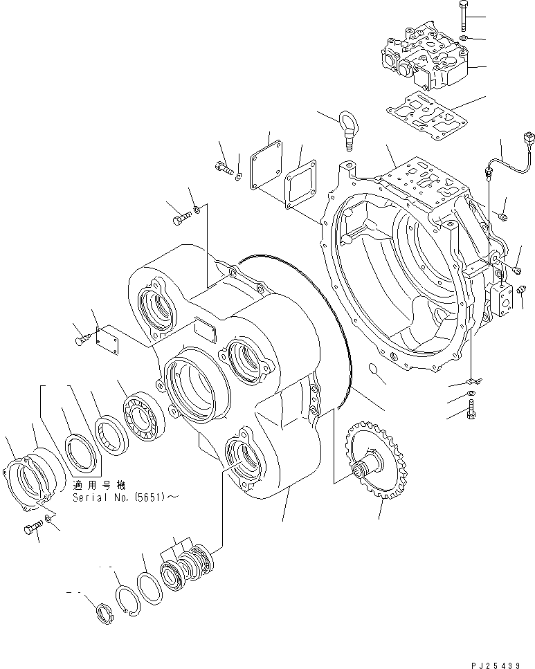 Dump Trucks Komatsu / HD405-6 S/N 1001-UP(hd405-6c) / TORQUE CONVERTER CASE(060030 : 2231)