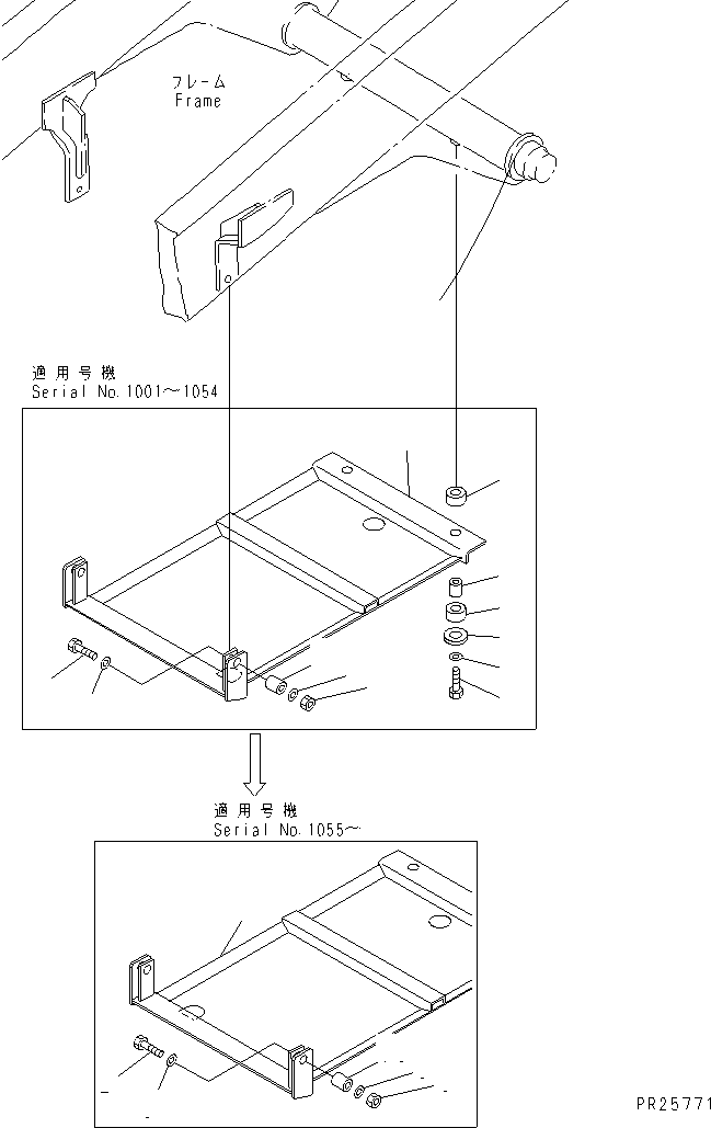 Dump Trucks Komatsu / HD405-6 S/N 1001-UP(hd405-6c) / TRANSMISSION UNDER GUARD(#1001-1999)(150390 : 5111)