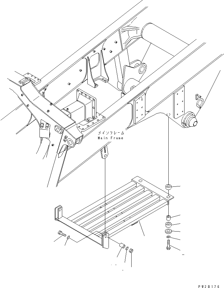 Dump Trucks Komatsu / HD405-6 S/N 1001-UP(hd405-6c) / TRANSMISSION UNDER GUARD(#2001-)(150400 : 5111A)