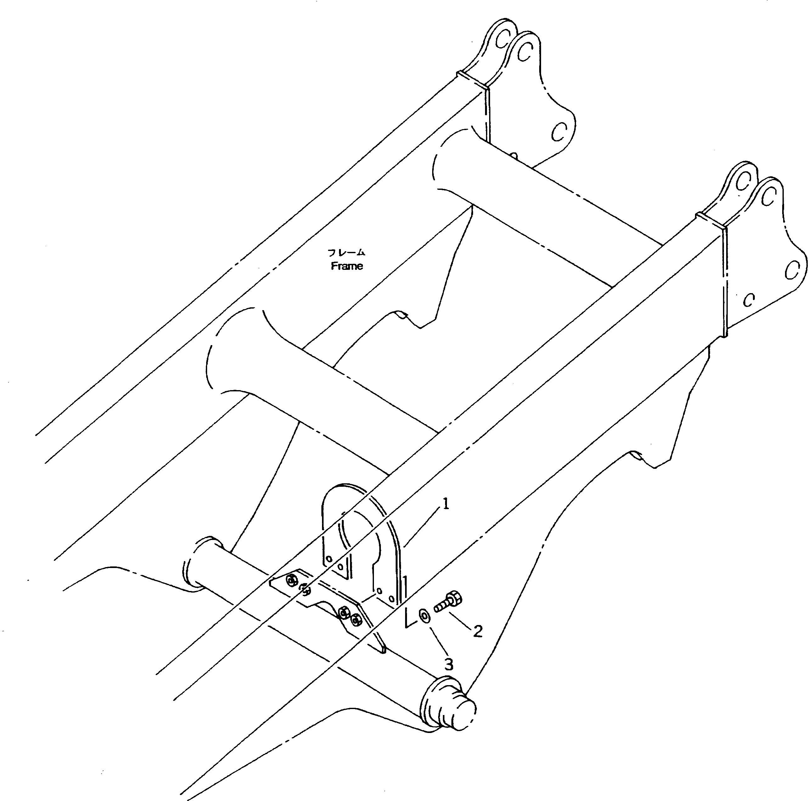 Dump Trucks Komatsu / HD405-6 S/N 1001-UP(hd405-6c) / REAR DRIVE SHAFT GUARD(150430 : 5203)
