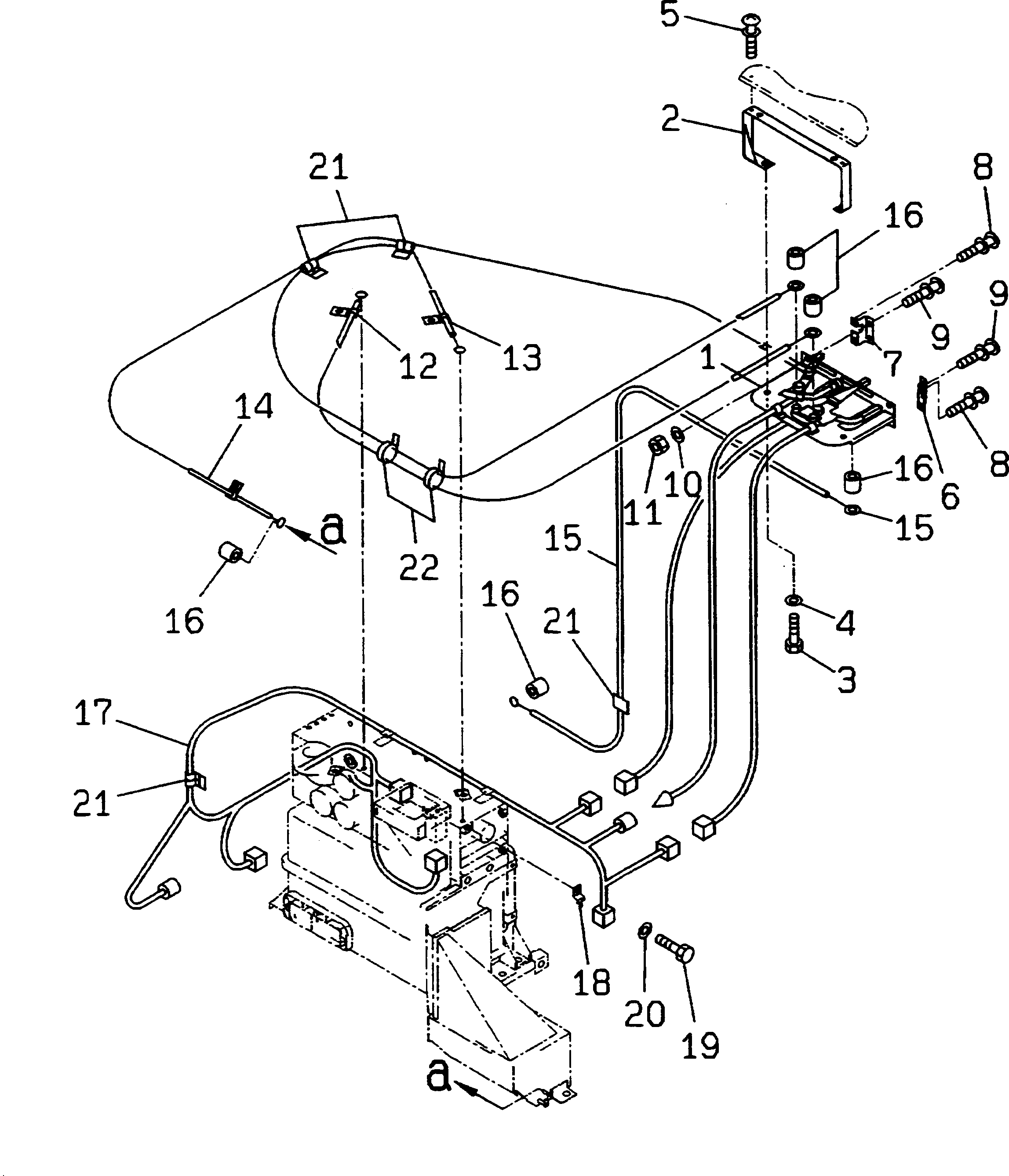 Dump Trucks Komatsu / HD405-6 S/N 1001-UP(hd405-6c) / AIR CONDITIONER (7/7) (ELECTRICAL SYSTEM)(#1001-1054)(150780 : 5507)
