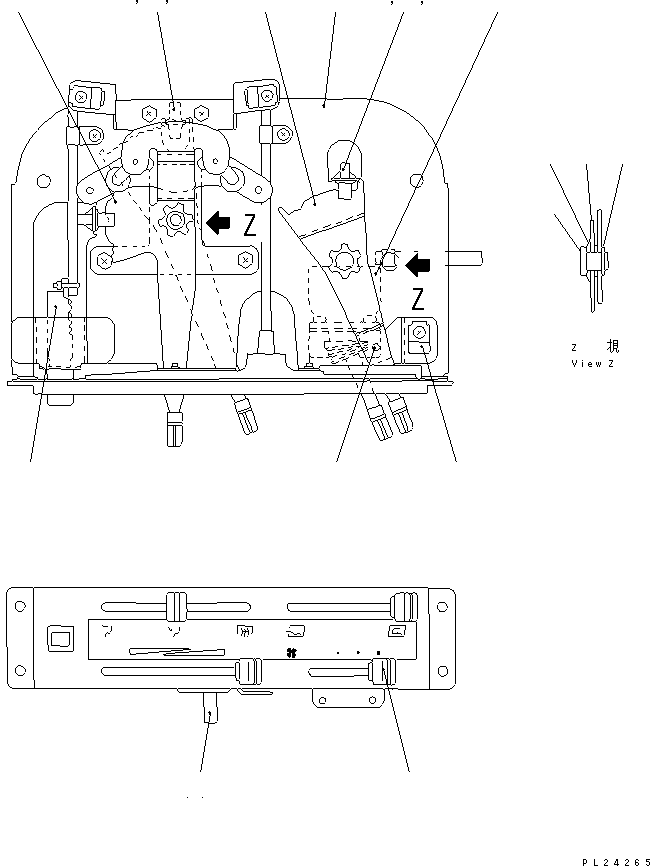 Dump Trucks Komatsu / HD405-6 S/N 1001-UP(hd405-6c) / CONTROL UNIT (FOR AIR CONDITIONER)(#1001-1054)(150820 : 5517)