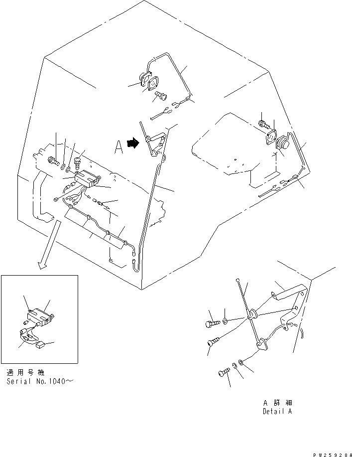 Dump Trucks Komatsu / HD405-6 S/N 1001-UP(hd405-6c) / AM AND FM RADIO CASSETTE (NORTH ? CENTRAL AND SOUTH AMERICA)(151060 : 5615)