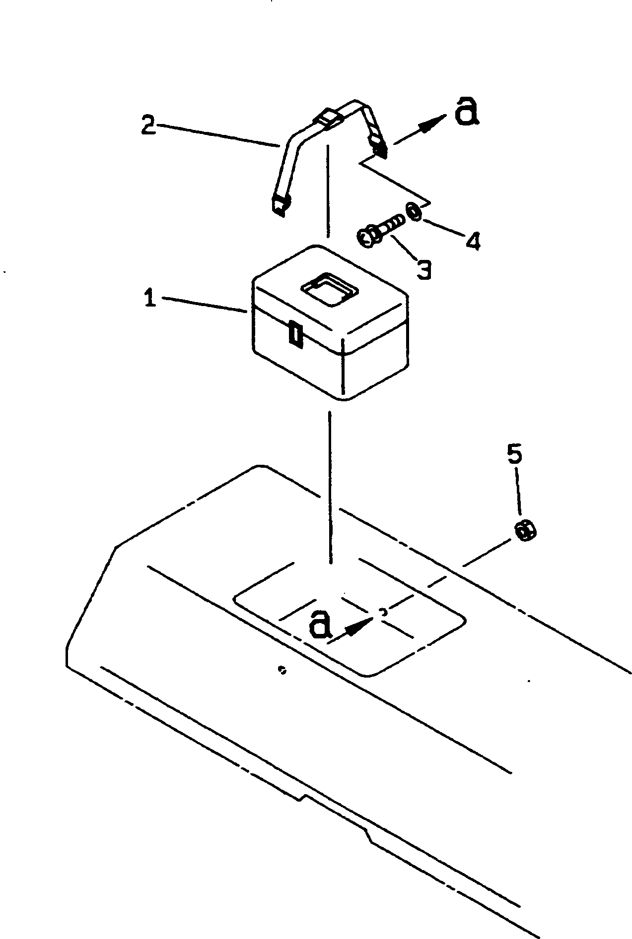 Dump Trucks Komatsu / HD405-6 S/N 1001-UP(hd405-6c) / FIRST AID BOX(151100 : 5661)
