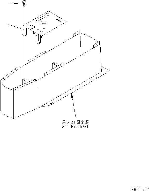 Dump Trucks Komatsu / HD405-6 S/N 1001-UP(hd405-6c) / CAB INTERIOR (CONSOLE BOX) (2/3)(#1058-)(151200 : 5723A)