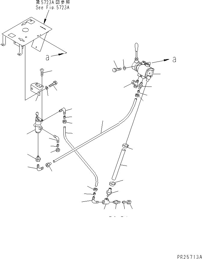 Dump Trucks Komatsu / HD405-6 S/N 1001-UP(hd405-6c) / CAB INTERIOR (CONSOLE BOX) (3/3)(#1058-)(151220 : 5725A)