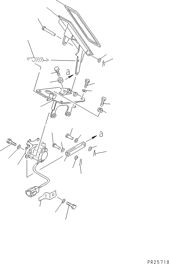 Dump Trucks Komatsu / HD405-6 S/N 1001-UP(hd405-6c) / CAB INTERIOR (TOE BOARD) (R.H.) (2/3)(#1055-1999)(151250 : 5733)