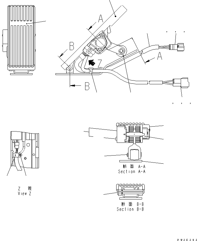 Dump Trucks Komatsu / HD405-6 S/N 1001-UP(hd405-6c) / CAB INTERIOR (TOE BOARD) (PEDAL INNER PARTS)(#2001-)(151280 : 5735)