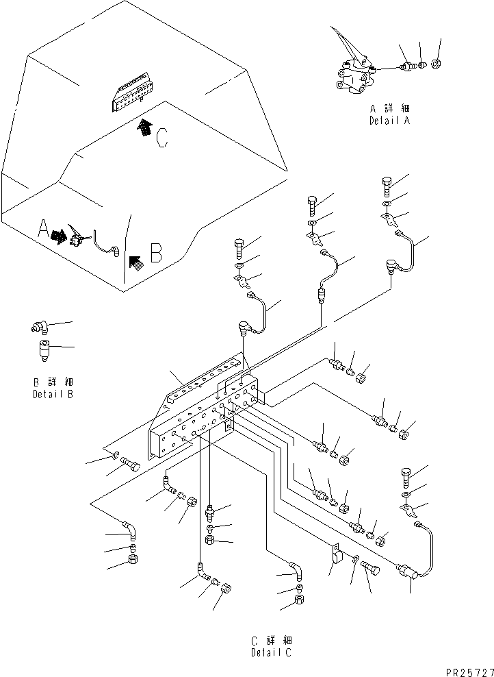 Dump Trucks Komatsu / HD405-6 S/N 1001-UP(hd405-6c) / CAB INTERIOR (AIR VALVE) (1/6)(#1055-)(151380 : 5761)