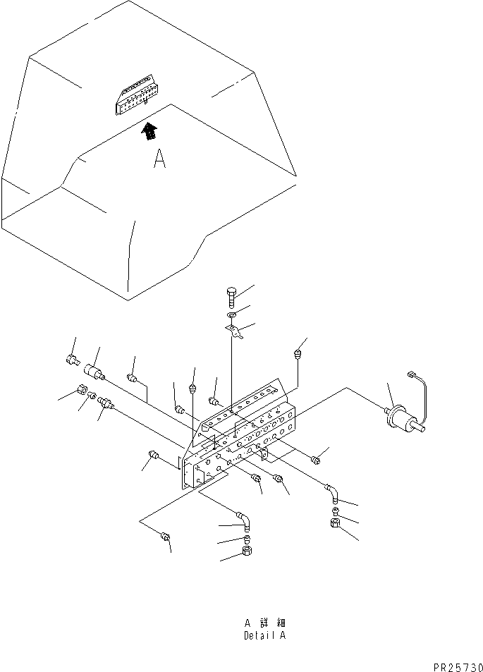 Dump Trucks Komatsu / HD405-6 S/N 1001-UP(hd405-6c) / CAB INTERIOR (AIR VALVE) (3/6) (WITHOUT AUTO-SUSPENSION)(#1055-)(151400 : 5764)