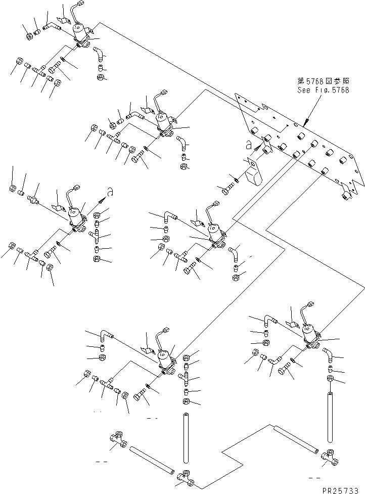 Dump Trucks Komatsu / HD405-6 S/N 1001-UP(hd405-6c) / CAB INTERIOR (AIR VALVE) (5/6)(#1055-)(151420 : 5767)