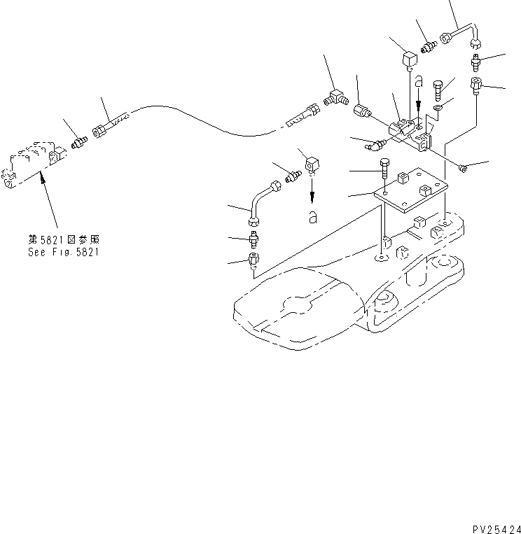 Dump Trucks Komatsu / HD405-6 S/N 1001-UP(hd405-6c) / AUTO LUBLICATION SYSTEM (5/16)(151530 : 5824)