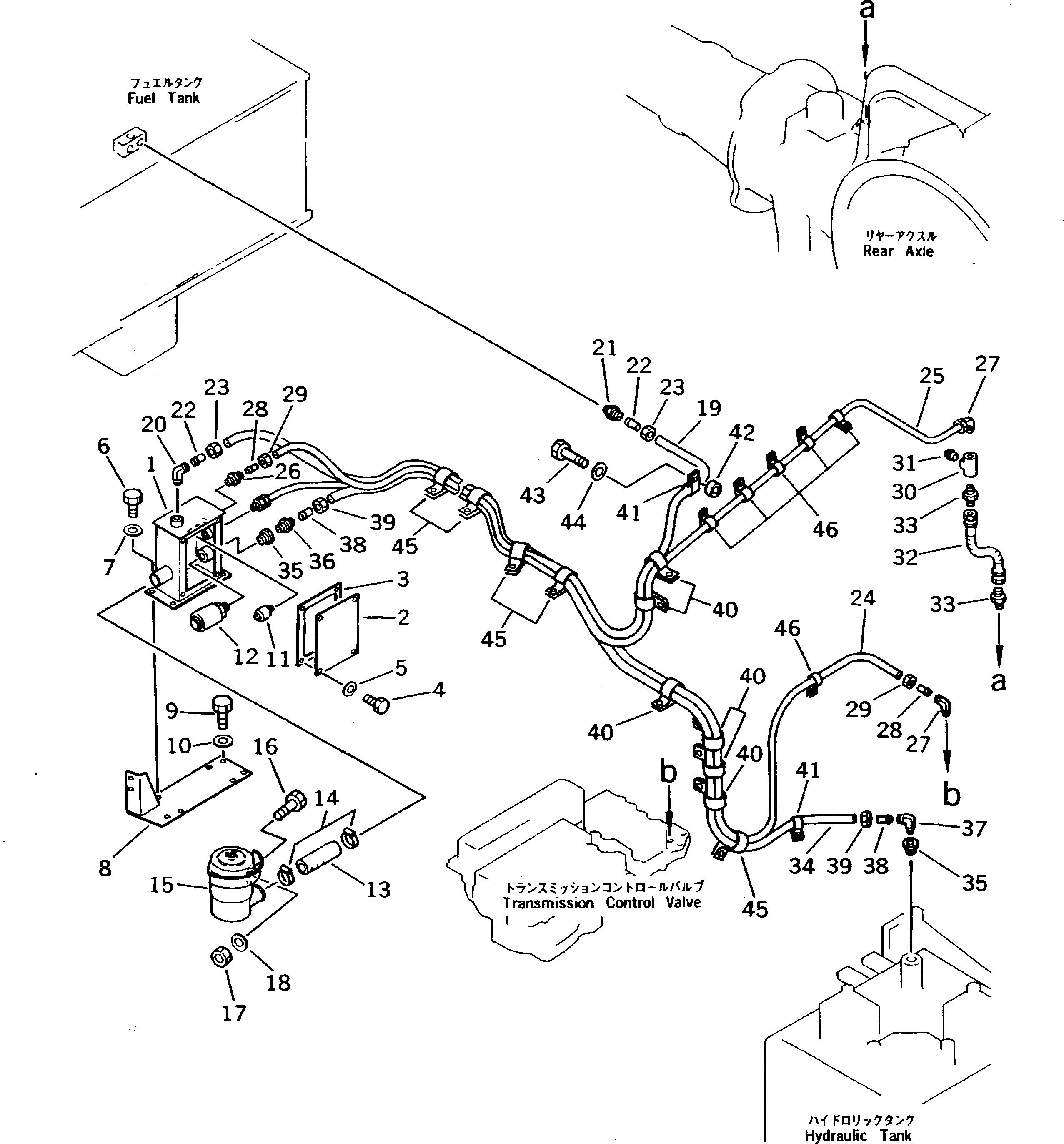 Dump Trucks Komatsu / HD405-6 S/N 1001-UP(hd405-6c) / CENTRAL BREATHER(151660 : 5911)