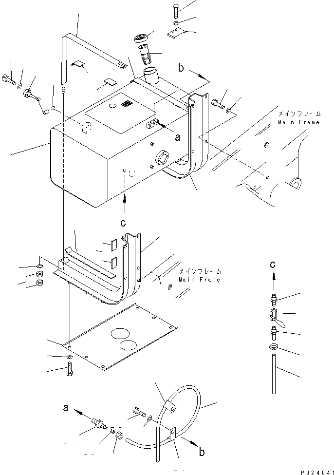 Dump Trucks Komatsu / HD405-6 S/N 1001-UP(hd405-6r) / FUEL TANK(030220 : 1301)