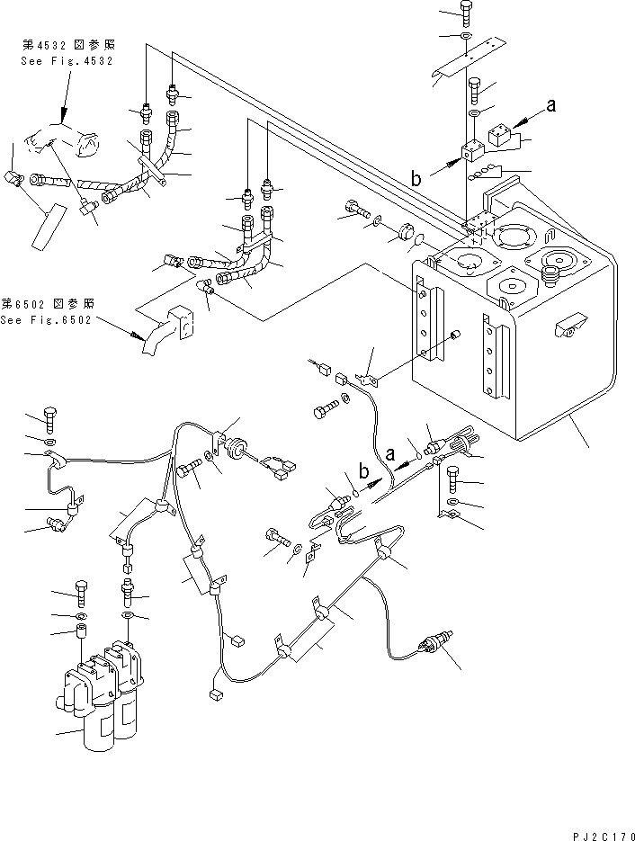 Dump Trucks Komatsu / HD405-6 S/N 1001-UP(hd405-6r) / ELECTRICAL SYSTEM (FOR OIL FILTER CAUTION PANEL) (2/2)(#1055-1999)(030490 : 1526)