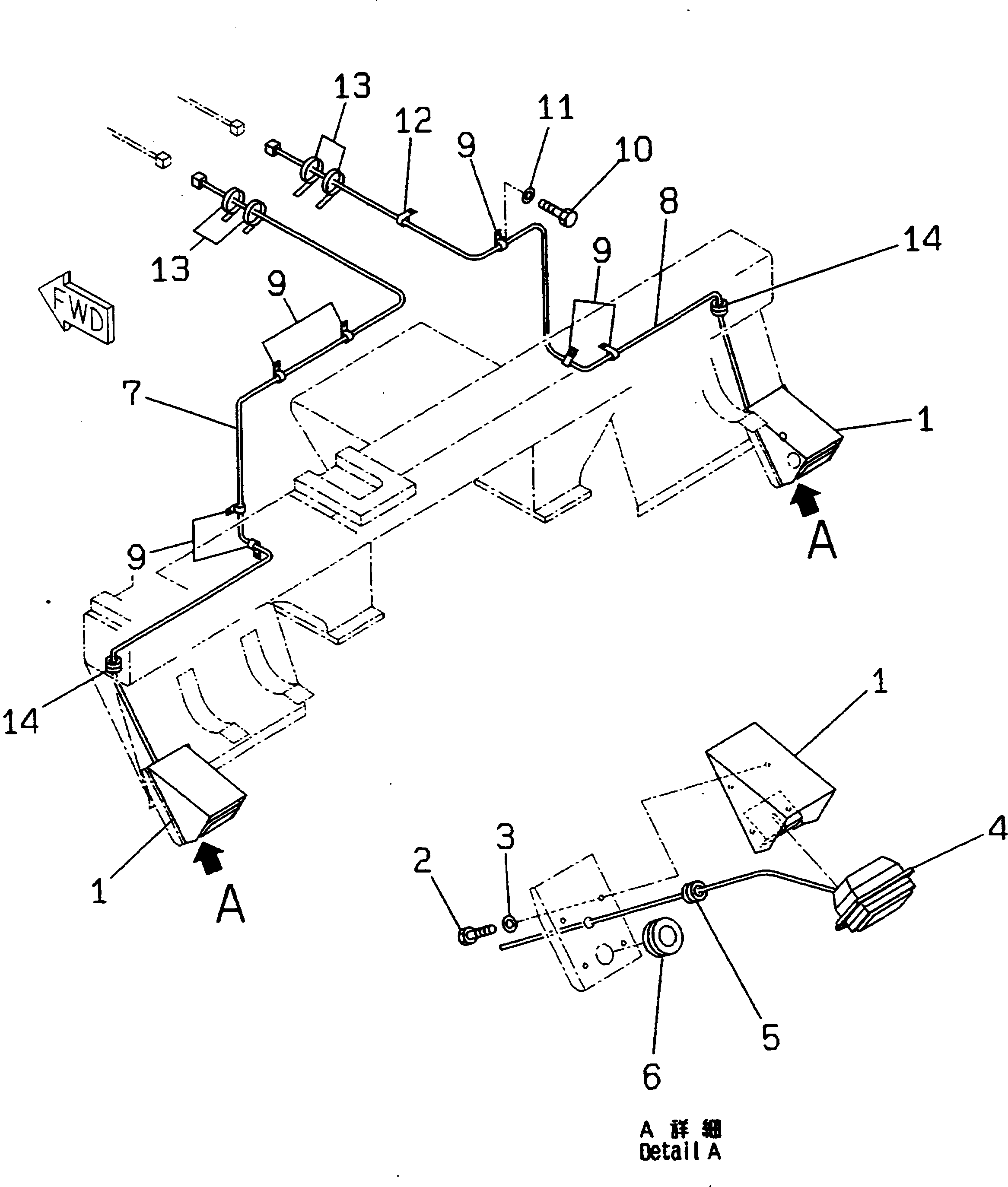 Dump Trucks Komatsu / HD405-6 S/N 1001-UP(hd405-6r) / SIDE LAMP(030970 : 1701)
