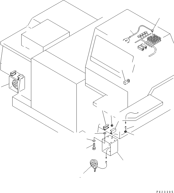 Dump Trucks Komatsu / HD405-6 S/N 1001-UP(hd405-6r) / FOG LAMP(030980 : 1702)
