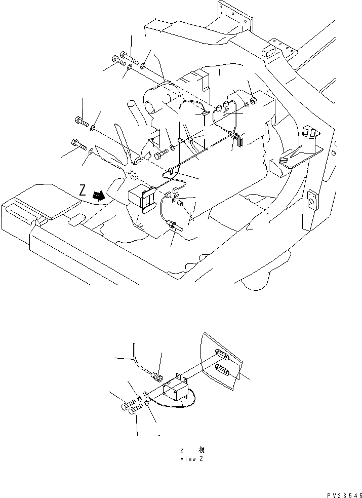 Dump Trucks Komatsu / HD405-6 S/N 1001-UP(hd405-6r) / ENGINE OILPAN HEATER AND COOLANT HEATER(031020 : 1901)