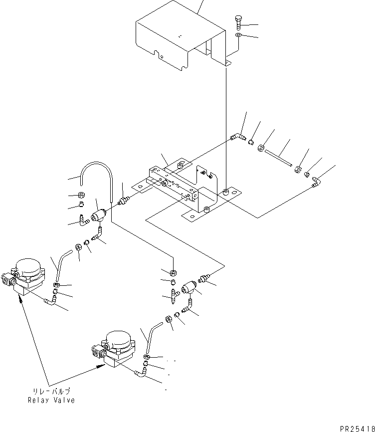 Dump Trucks Komatsu / HD405-6 S/N 1001-UP(hd405-6r) / AUTO RETARDER VALVE (2/2)(090320 : 3803)