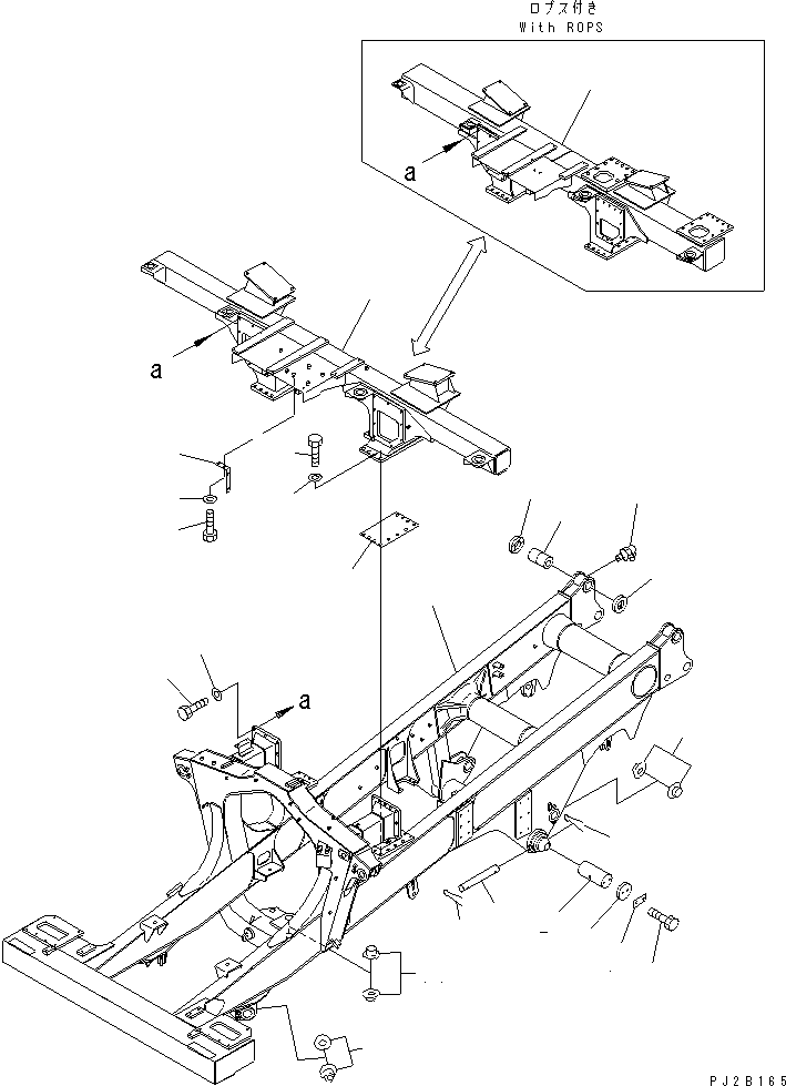 Dump Trucks Komatsu / HD405-6 S/N 1001-UP(hd405-6r) / MAIN FRAME(#2001-)(120830 : 4901A)