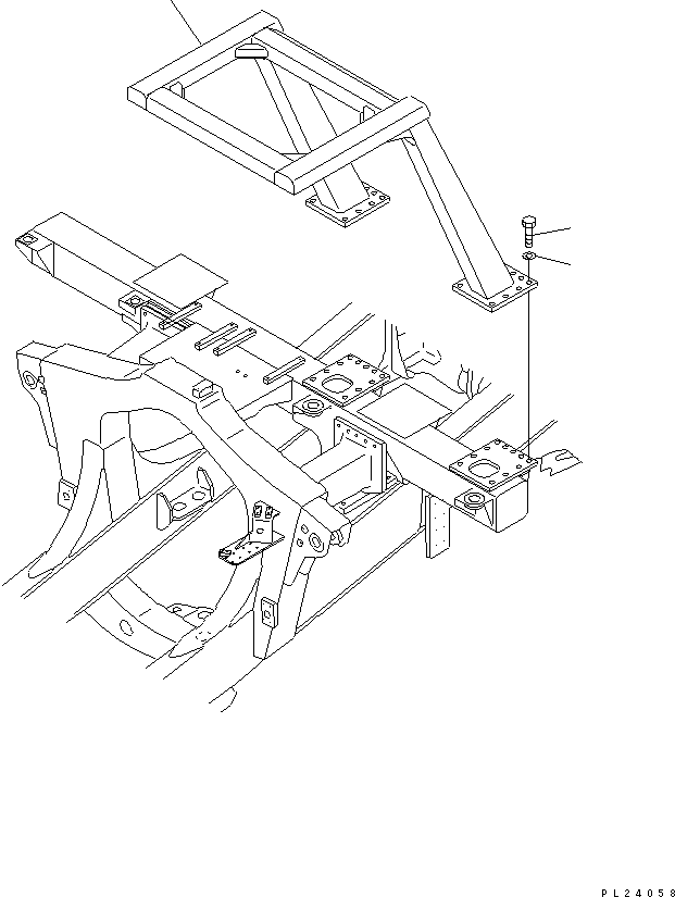 Dump Trucks Komatsu / HD405-6 S/N 1001-UP(hd405-6r) / ROPS GUARD(150160 : 5061)
