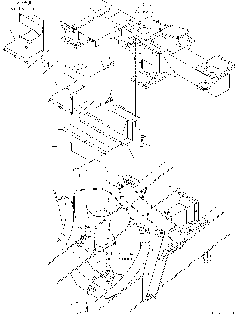 Dump Trucks Komatsu / HD405-6 S/N 1001-UP(hd405-6r) / FIRE PROOF GUARD (WITH ROPS)(#2001-)(150300 : 5102)