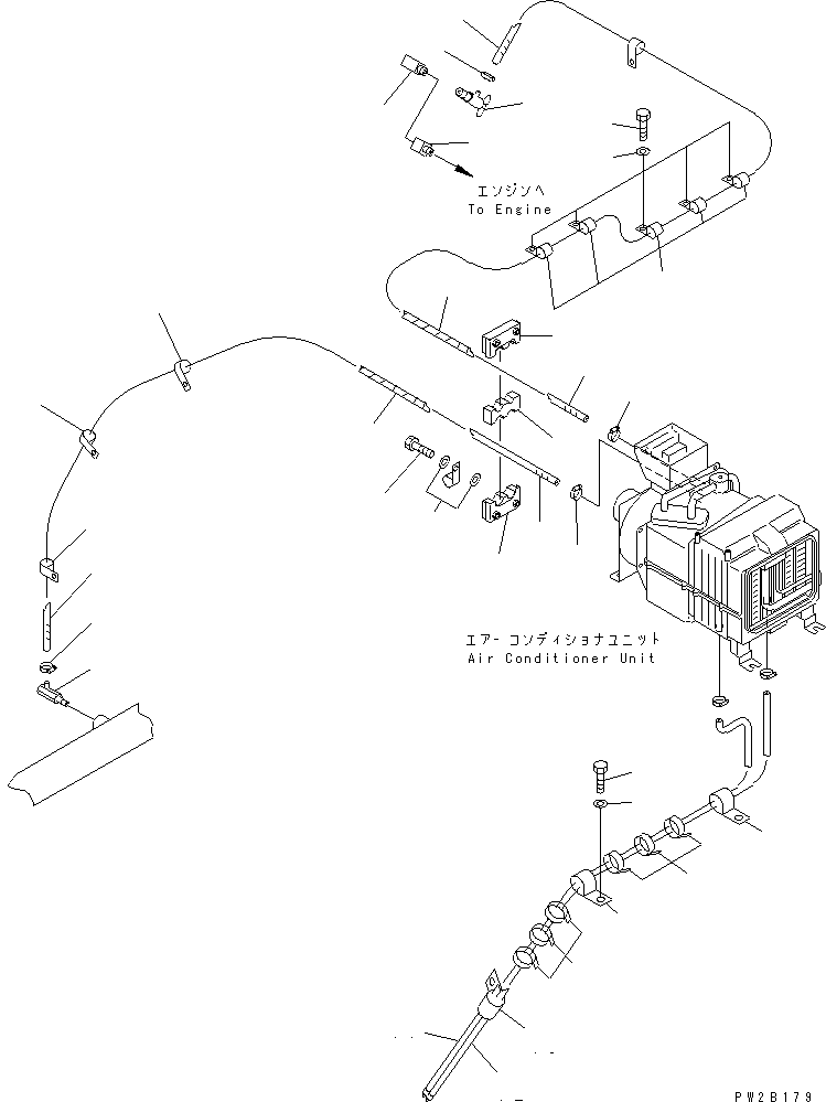 Dump Trucks Komatsu / HD405-6 S/N 1001-UP(hd405-6r) / AIR CONDITIONER (4/8) (AIR CONDITIONER PIPNG)(#2001-)(150770 : 5524A)