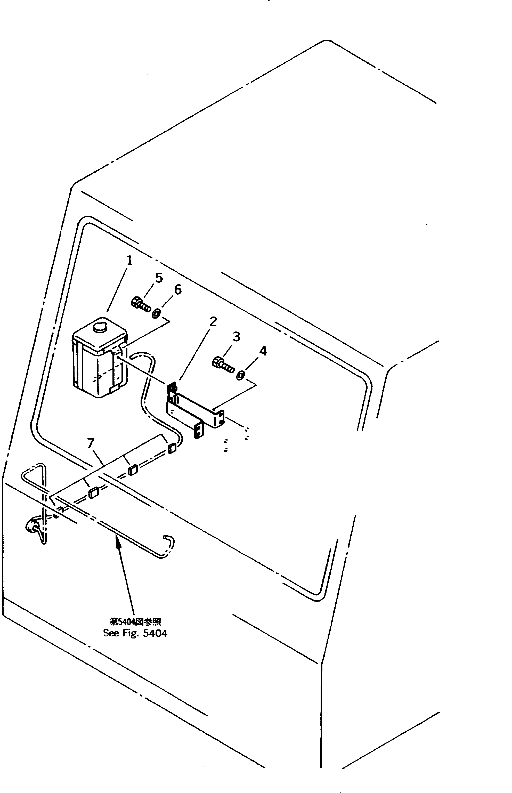 Dump Trucks Komatsu / HD405-6 S/N 1001-UP(hd405-6r) / WINDOW WASHER(150880 : 5601)