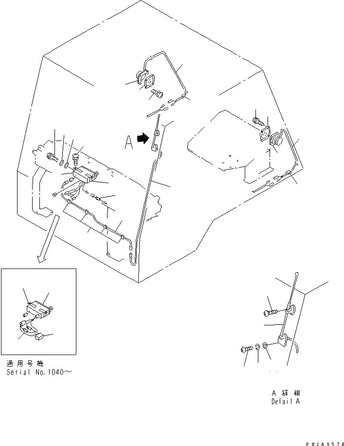 Dump Trucks Komatsu / HD405-6 S/N 1001-UP(hd405-6r) / AM AND FM RADIO CASSETTE(150900 : 5613)