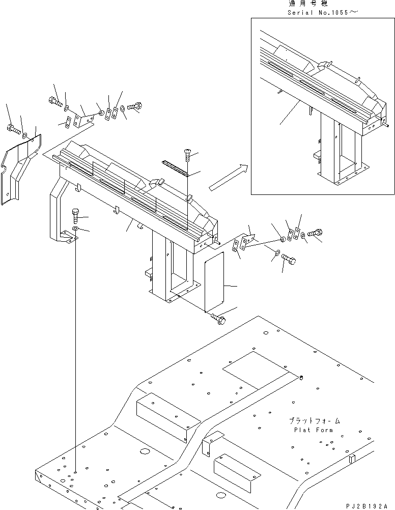 Dump Trucks Komatsu / HD405-6 S/N 1001-UP(hd405-6r) / CAB INTERIOR (DASUBOARD) (1/2) (WITH PAYLOAD METER)(#1055-)(150940 : 5702)